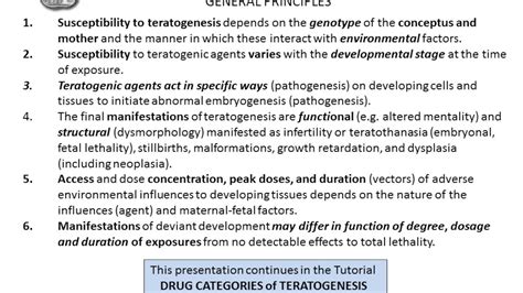 Principles of Teratology - YouTube