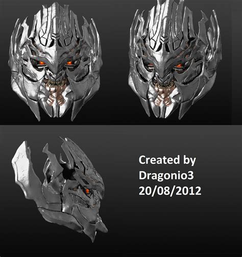 3D Movie Megatron head by Dragonio3 on DeviantArt