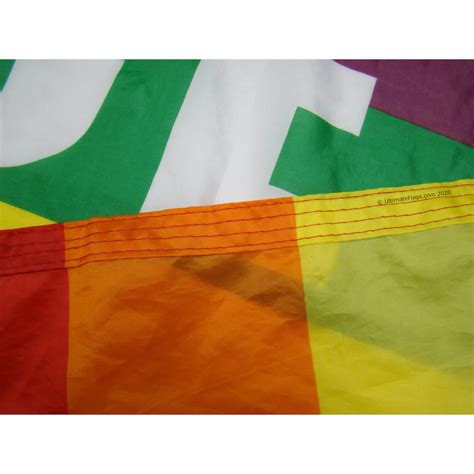 Peace Rainbow Flag 3 X 5 ft. Nylon Printed Outdoor Cool Flags!