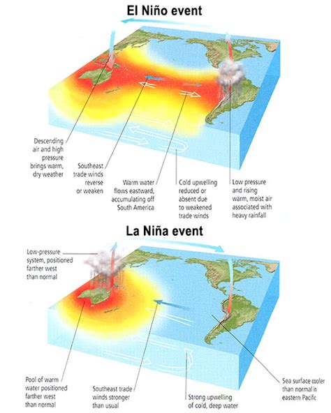 El Nino La Nina Diagrams