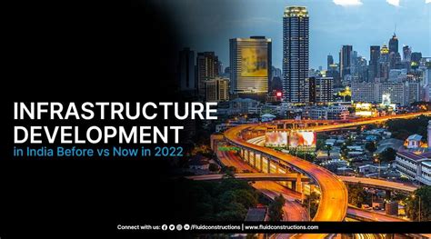 Infrastructure development in India before vs now in 2023 | Fluidconstructions