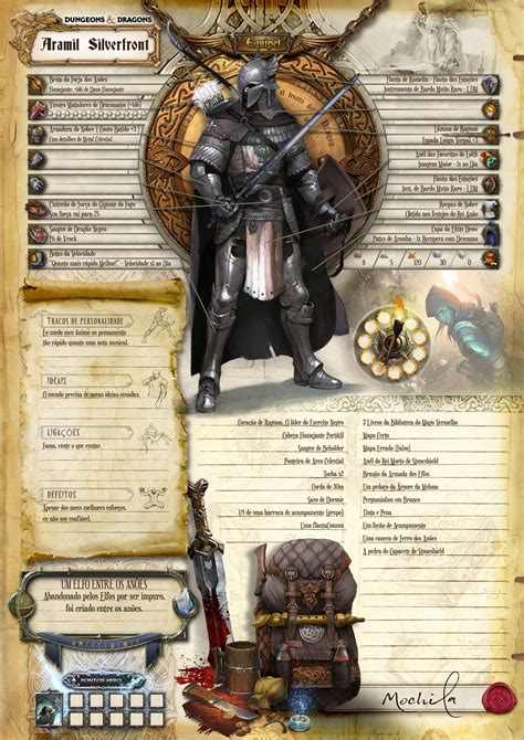 Dnd 5E Custom Character Sheet Maker - Escons