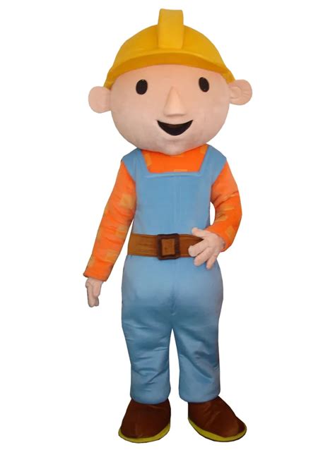 cosplay costumes Cartoon film Adult Bob the Builder mascot costume Bob the Builder mascot ...