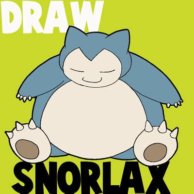 How To Draw Snorlax Vmax How to draw onix from pokemon step by step tutorial onix is a rock ...