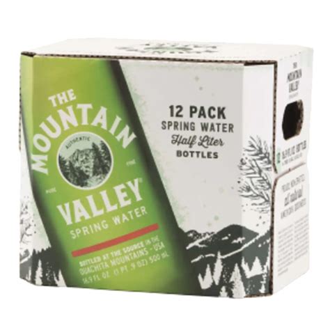 Mountain Valley Spring Water 500 ml oz Case (12 Count) - Mountain Valley Spring Water of Asheville