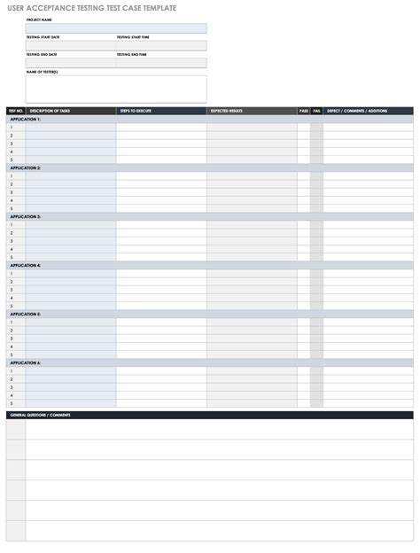 Free Test Case Templates | Smartsheet