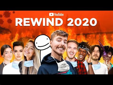 Twitter reacts to Dream's "face reveal" during the MrBeast Rewind 2020