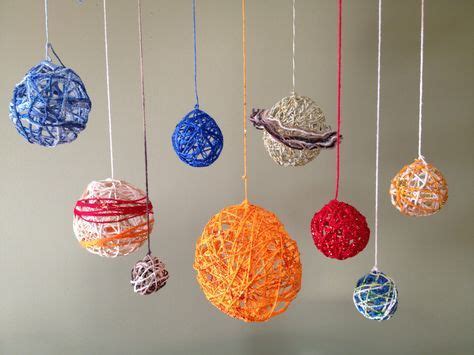Solar System Projects: Mini Clay, Paper Mache, and Yarn Ball | Solar ...