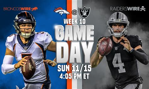 Denver Broncos vs. Las Vegas Raiders: Live updates from NFL Week 10