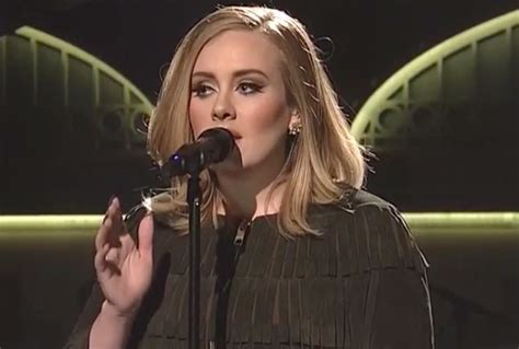 Adele Performs on 'Saturday Night Live'