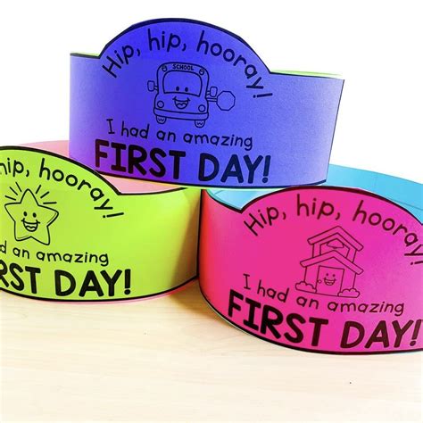 Free First Day of School Crowns