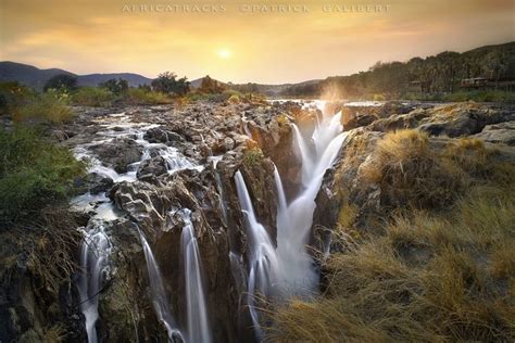 Sunrise, Epupa falls, Namibia | Sunrise, Beautiful waterfalls, Namibia