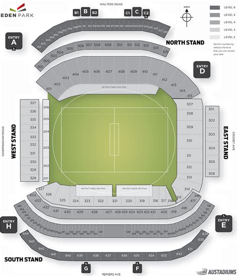 Eden Park Stadium Map - Danya Ellette