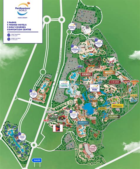 Mapa Portaventura 2018 | Mapa