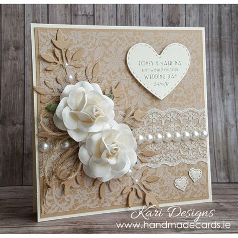 Beautiful Vintage Style Wedding Card - WE009