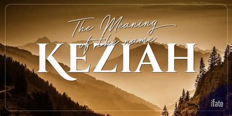 The Meaning of the Name "Keziah", and Why Numerologists Like It