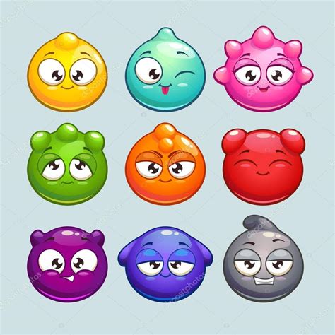 Jelly characters — Stock Vector © lilu330 #60465625