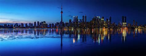 Toronto Blue Skyline Photograph by Dee Potter - Fine Art America