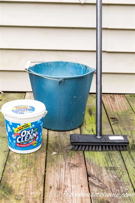 Homemade Deck Cleaner: The Best Inexpensive Non Toxic DIY Deck Cleaner - Gardening @ From House ...