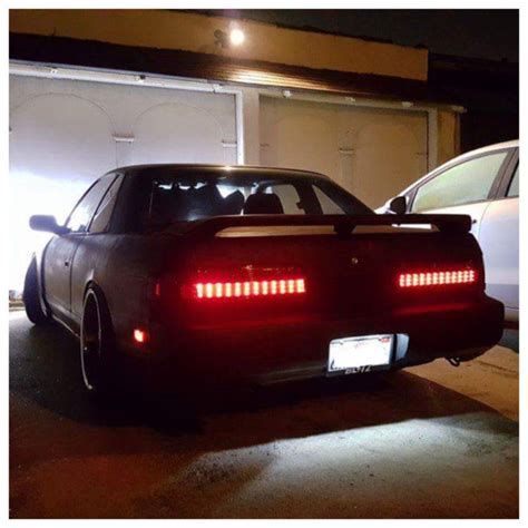 Circuit Sports LED Red Clear Rear Tail Lamp Lights for S13 240SX Coupe | Suspicious Garage