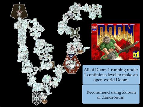 Open World Doom mod adding all Ultimate Doom levels as 1 single level ...