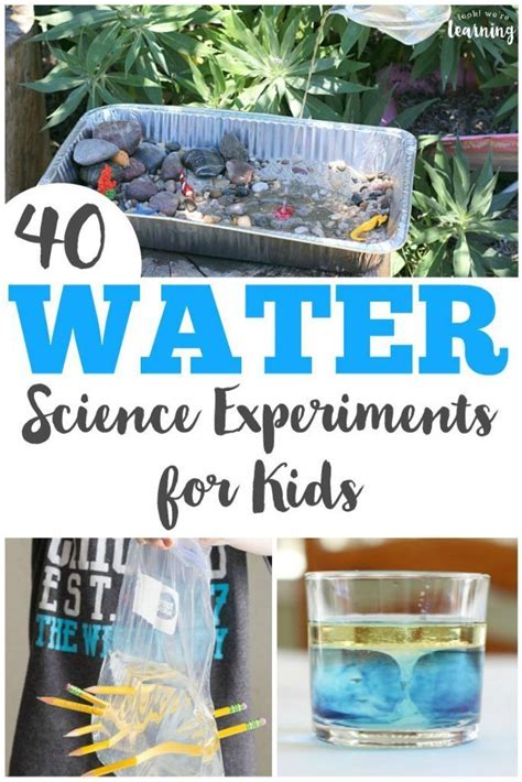 Pin on water experiments for kids