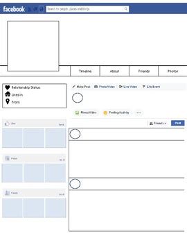 Facebook Template For Students