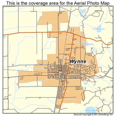 Aerial Photography Map of Wynne, AR Arkansas