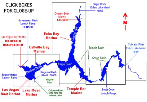 Lake Mead Fishing Map - Sarah Cornelle