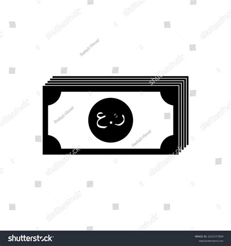 Oman Currency Icon Symbol Omani Rial Stock Vector (Royalty Free ...