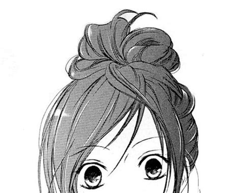 Messy bun | Manga hair, Anime hair, Manga drawing