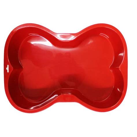 Puppy Cake Red Dog Bone Shaped Silicone Cake Pan - PYC99261 | Blain's Farm & Fleet