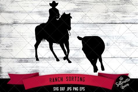 Working cow horse Silhouette Vector | Pre-Designed Illustrator Graphics ~ Creative Market