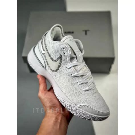 Nike Zoom LeBron NXXT Gen White Black Metallic Silver | lebron nxxt ...