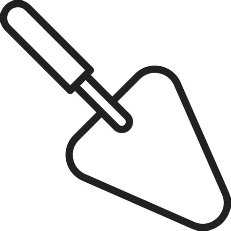 Trowel icon vector image. 23934128 Vector Art at Vecteezy