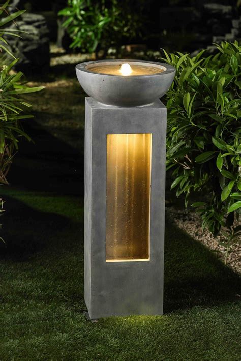 GARDEN FOUNTAIN WITH LED LIGHT | Walmart Canada | Outdoor water ...