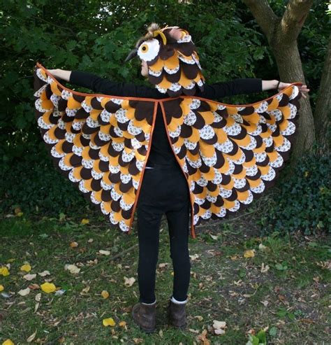 Pin by Suzanne Bloks on carnaval, verkleed & schmink | Owl costume, Bird wings costume, Owl ...