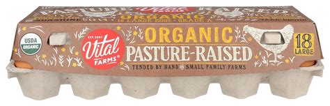 Buy Vital Farms, Egg Large Organic, 18 Count Online at Lowest Price in ...