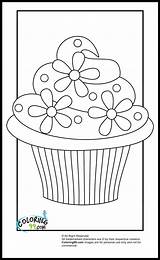 Cupcake Coloring Pages  Minister sketch template