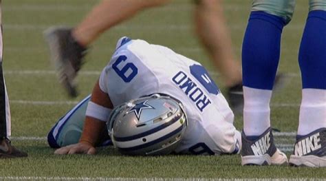 Cowboys QB Tony Romo likely out six to 10 weeks with broken bone in back