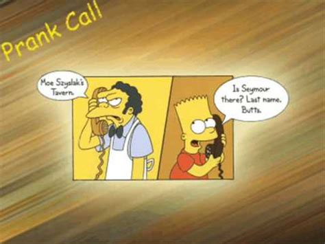 Bart's Prank Phone Calls - YouTube