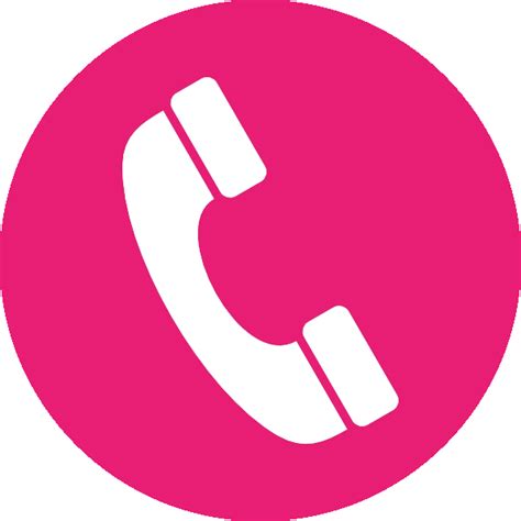 Pink Phone Icon #197669 - Free Icons Library