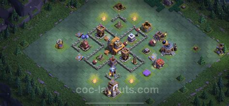 Top Builder Hall Level 4 Anti 3 Stars Base with Link - Clash of Clans ...