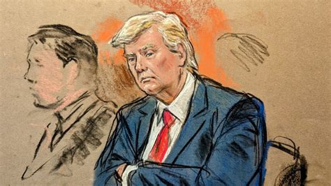 Did Court Sketch Artist Prettify Trump? - The Daily Cartoonist