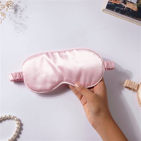 Luxury Sleep Satin Eye Mask Pink