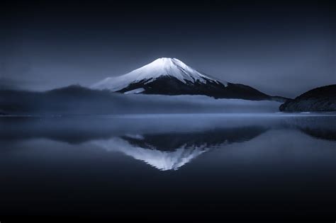 Mount Fuji Night HD Desktop Wallpaper 116050 - Baltana