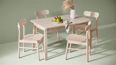 Dining Table Chairs Set Of 4 Ikea - Ikea Table Dining Chairs Furniture Bertil Extendable Sets ...