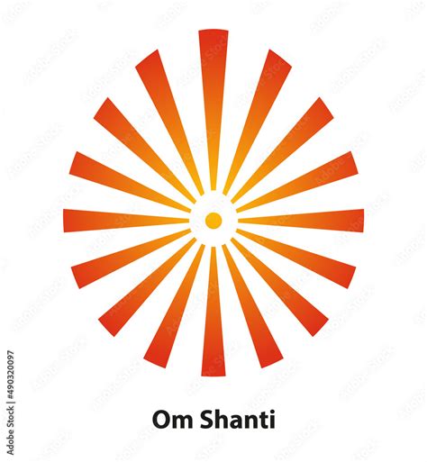 Brahma Kumaris Symbol, Shiv Baba Sign. vector de Stock | Adobe Stock