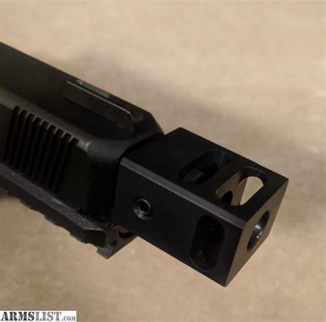 ARMSLIST - For Sale: Muzzle Brake Compensator for 1/2"-28 9mm Glock 17/19/26 w/Counterbore