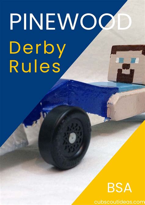 What Are the Official BSA Pinewood Derby Rules? | Pinewood derby, Pinewood derby templates, Girl ...